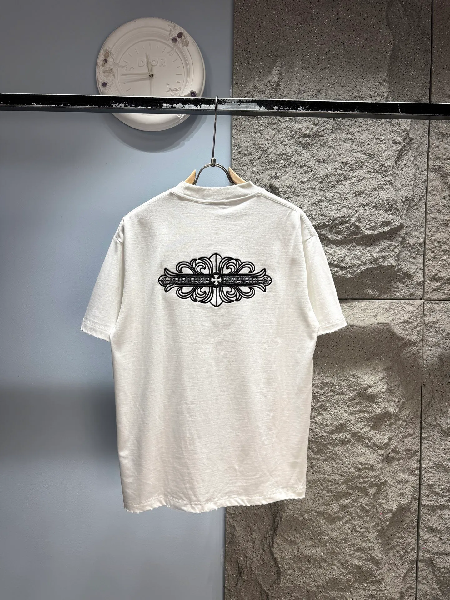 Chrome Hearts* ‼️ T ® 🖤 Classic ， g ， ， ， ， Breathable ， 🫠 ! / Classic ， ， ， ， ， ， ~ ， ， ! ， 👫 ⚠️ ： ⚠️EE 26022 Same Style 𝐂𝐎𝐋𝐎𝐔𝐑：White Black 𝐒𝐈𝐙𝐄：S-Xl